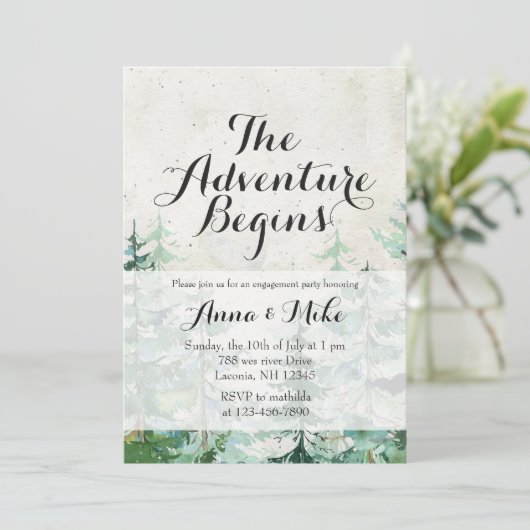 冒険が始まる素朴婚約パーティ 招待状 (スタンド正面)