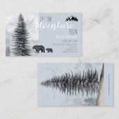 冒険が始まる素朴森の冒険ガイド 名刺 (正面/裏面)