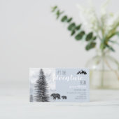 冒険が始まる素朴森の冒険ガイド 名刺 (スタンド正面)