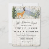 冒険が始まる素朴結婚式招待状 招待状 (正面)