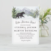 冒険が始まる素朴結婚式招待状 招待状 (スタンド正面)