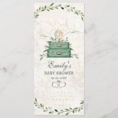 冒険が始まる荷物緑の地図シャワーメニュー プログラム (裏面)