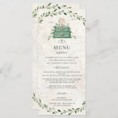 冒険が始まる荷物緑の地図シャワーメニュー プログラム (正面/裏面)