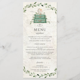 冒険が始まる荷物緑の地図シャワーメニュー プログラム