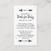 冒険が始まる部族の矢の本ベビー エンクロージャーカード (正面)