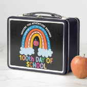 冒険が始まる100日頭が切れる メタルランチボックス (インサイチュ)