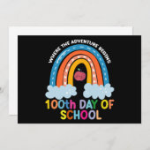 冒険が始まる100日頭が切れる 招待状 (正面/裏面)