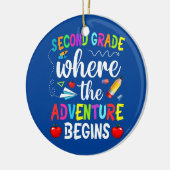 冒険が始まる2年生 セラミックオーナメント (左)