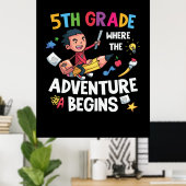 冒険が始まる5年生 ポスター (ホームオフィス)