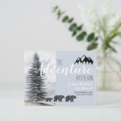 冒険が始まる、ウッドランドが誕生のお知らせ 案内ポストカード (スタンド正面)