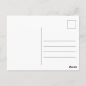 「冒険が始まる」キャンプ素朴はがき ポストカード (裏面)