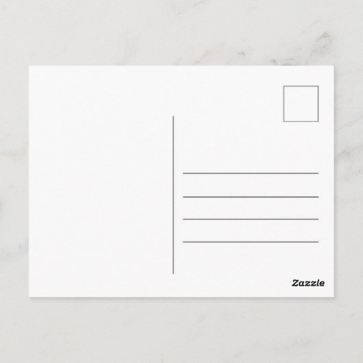 「冒険が始まる」キャンプ素朴はがき ポストカード (裏面)