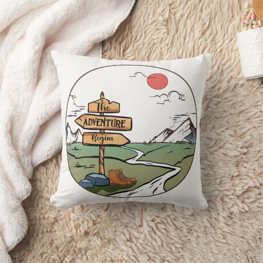 冒険が始まる クッション (ブランケット)