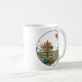 冒険が始まる コーヒーマグカップ (正面右)
