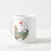 冒険が始まる コーヒーマグカップ (正面左)