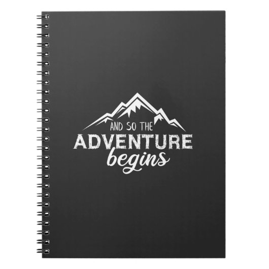 冒険が始まる ノートブック (正面)