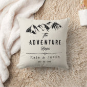 冒険が始まる⎢パーソナライズされた装飾用クッション クッション (ブランケット)