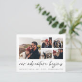 冒険が始まる |写真数々の日付の保存 案内ポストカード (スタンド正面)