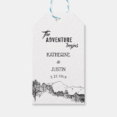 冒険が始まる⎢結婚式の引き出物プレゼントラベル ギフトタグ (正面)