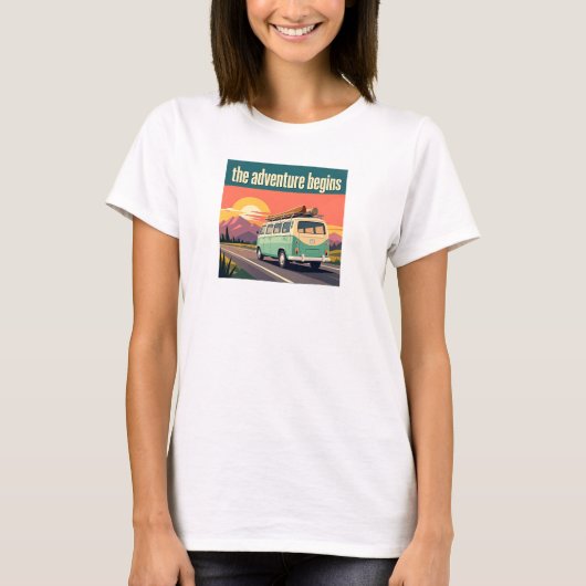 冒険が始まる Tシャツ (正面)