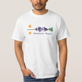 冒険が始まる Tシャツ