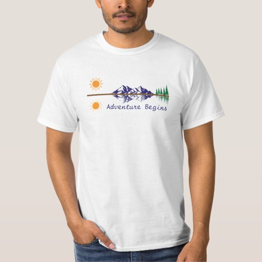 冒険が始まる Tシャツ (正面)