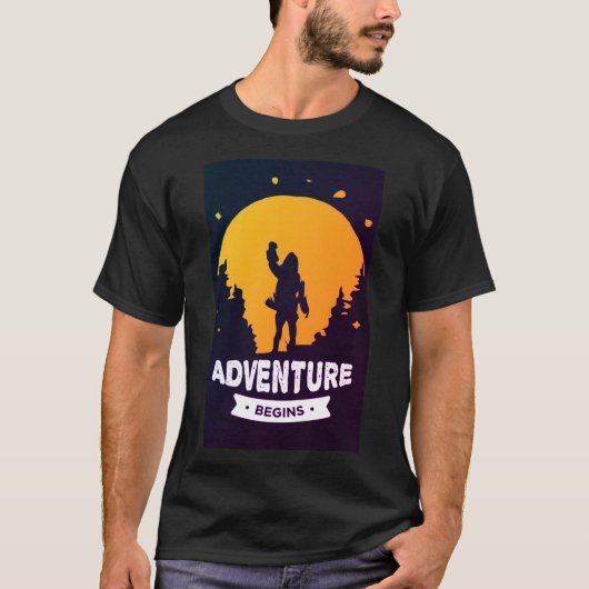 冒険が始まる Tシャツ (正面)