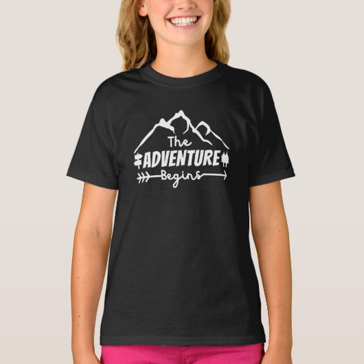 冒険が始まる Tシャツ (正面)