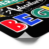 冒険が学校を始めるプレおもしろいク ポスター (角)