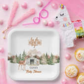 冒険が山さび赤ちゃんシャワーを始める ペーパープレート (パーティー)