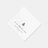 冒険が山の始まりにな結婚る スタンダードカクテルナプキン (角)