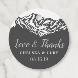 冒険が山の灰色を始める フェイバータグ