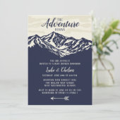 冒険が山の赤ちゃんの素朴シャワーを始める 招待状 (スタンド正面)