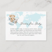 冒険が待ち受け、機内でクマ予約の依頼 エンクロージャーカード (正面)