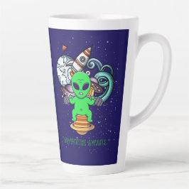 冒険が待っている カフェラテマグ