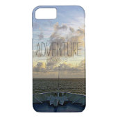 冒険が待っている |クルーズ船海夕日 Case-Mate iPhoneケース (裏面)