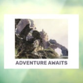冒険が待っている。ファンタジーの風景 ウィンドウサイン (シート3)
