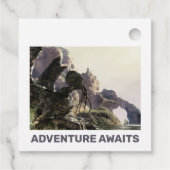 冒険が待っている。ファンタジーの風景 フェイバータグ (裏面)