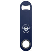 冒険が待っている。ボートに名前を付けなさい。 スピード栓抜き (正面)