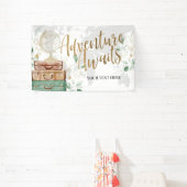 冒険が待っている、結婚前のお披露目バナー 横断幕 (インサイチュ)