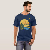 冒険が待っている:自然を探索しよう Tシャツ (正面フル)