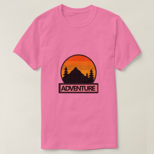 冒険が待っている Tシャツ (デザイン正面)