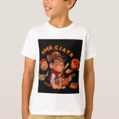 「冒険が待つ：夢の大きい！ Tシャツ (正面)