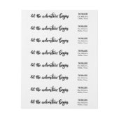 冒険が手書きの|の卒業生を始めるようにして下さい ラップアラウンドラベル (シート)