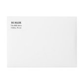 冒険が手書きの|の卒業生を始めるようにして下さい ラップアラウンドラベル (正面)