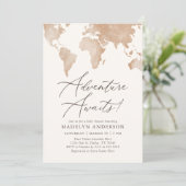 冒険が旅の赤ちゃんシャワーを待つ 招待状 (スタンド正面)