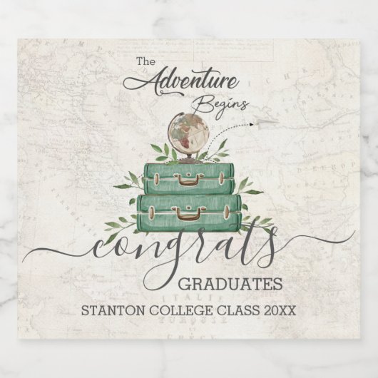 冒険が旅立って卒業を迎える ビールラベル (シングルラベル)