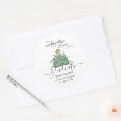 冒険が旅立って卒業を迎える ラウンドシール (封筒)