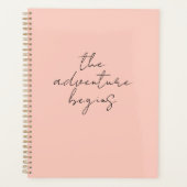 冒険が書道を始ミニマルめる プランナー手帳 (正面)