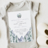 冒険が森の赤ちゃんシャワーを待つ 招待状